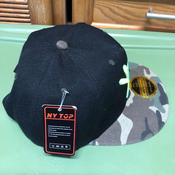 Ny Top Men's Baseball Cap Solid Camouflage Trucker Cap Green One Size - Picture 2 of 4